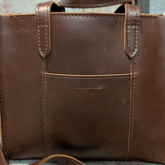 Portland Leather Handbags - Portland Leather Premium Lola Chocolate Brown Leather Tote